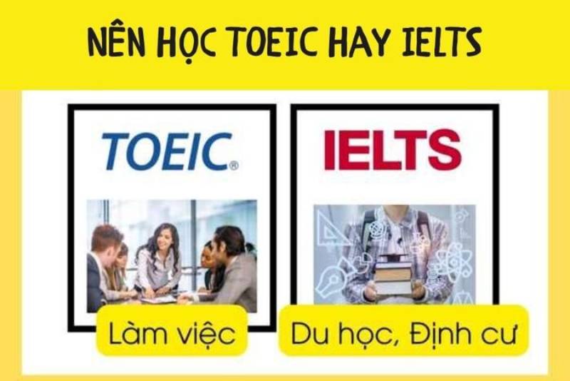 So sánh IELTS và TOEIC – Điểm khác biệt chính